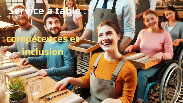 Service à table : compétences et inclusion.