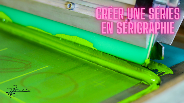 créer une série en sérigraphie